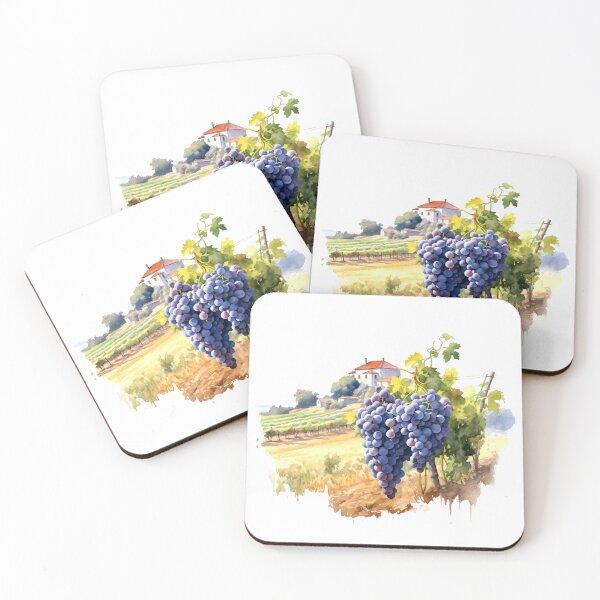 Item preview, Rolling Vineyard Clipart, Vines and Hills, Grapevine Views, Vineyard Scenery, Gentle Slopes, Winemaking Territory, Rolling Landscapes designed and sold by CoolorPaint.