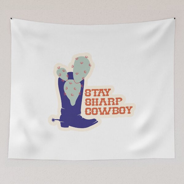 Item preview, Stay Sharp Cowboy designed and sold by Flyleaf-Prints.
