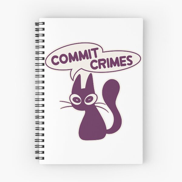 Item preview, Commit Crimes Cat designed and sold by DoodleWyrm.