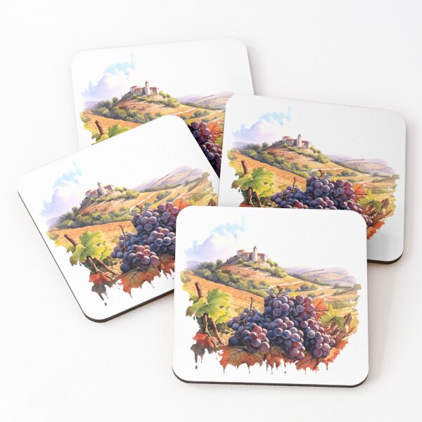 Item preview, Rolling Vineyard Clipart, Vines and Hills, Grapevine Views, Vineyard Scenery, Gentle Slopes, Winemaking Territory, Rolling Landscapes designed and sold by CoolorPaint.