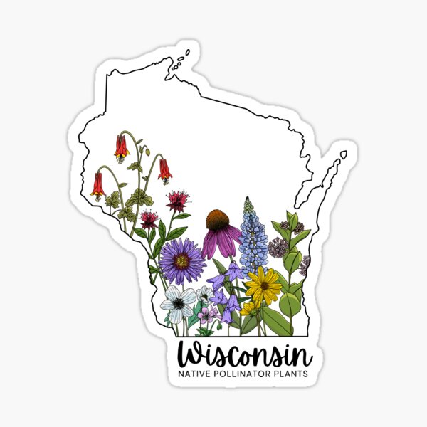 Item preview, Wisconsin Pollinator Plants designed and sold by OneCreativeBee.