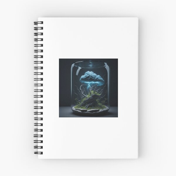 Item preview, Storm lightning captured in a jar designed and sold by WhimsyFinds.