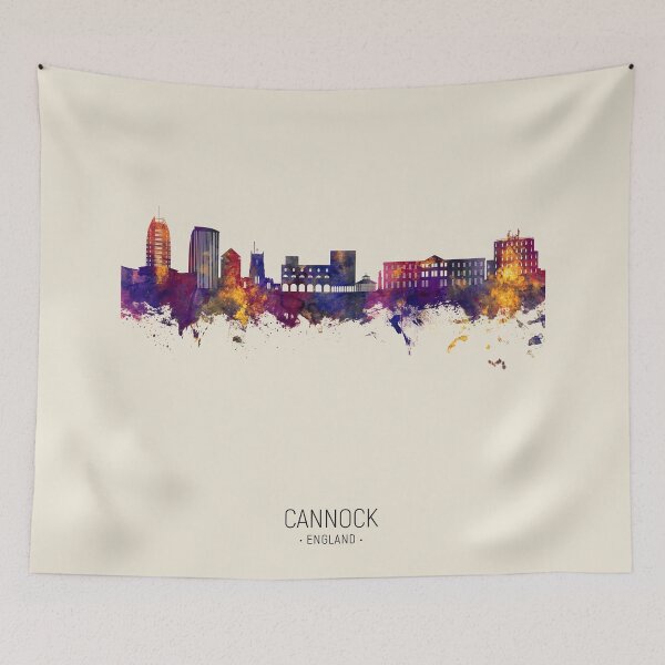 Item preview, Cannock England Skyline designed and sold by ArtPrints.