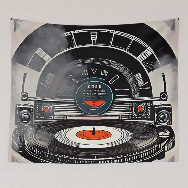 Item preview,  Retrofuturistic DJ Equipment designed and sold by Transelasticart.