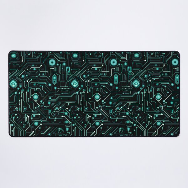 Item preview, Network Circuit Design in Light Green, White and Black designed and sold by RRMStudios.