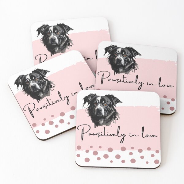 Item preview, A dog lover's delight mug. Pawsitively in love! designed and sold by zodapupzshop.
