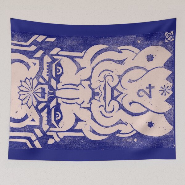 Item preview, Jupiter Zeus King of Gods Greek Mythology Blue designed and sold by VintageArchive.