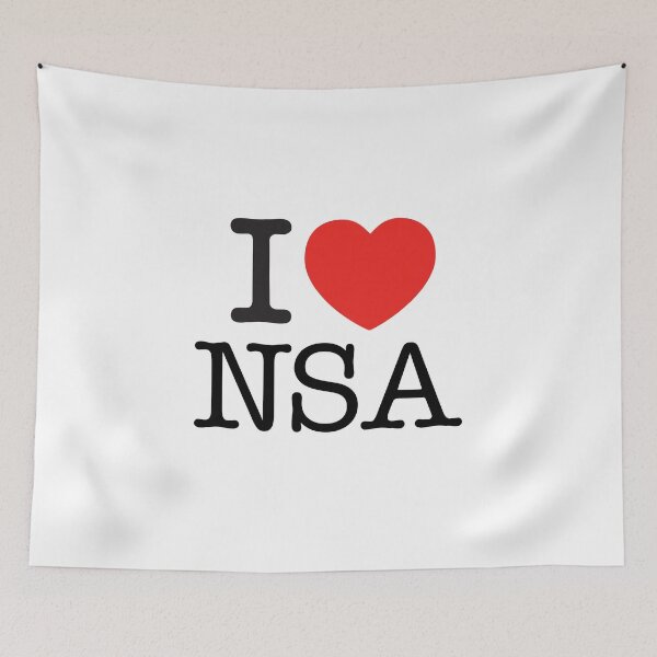 Item preview, I Love NSA designed and sold by Nate Ober.