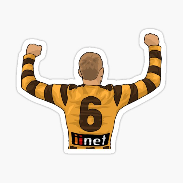 I love Hawthorn” AFL Inspired Apparels, Merchandise, T Shirts