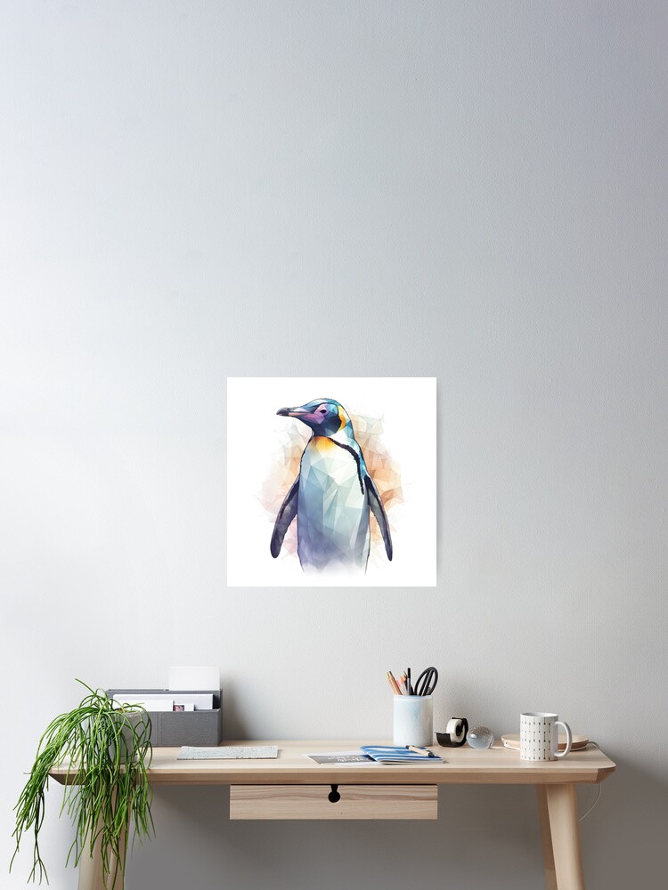 Thumbnail 2 of 3, Poster, Penguin designed and sold by InkLines.