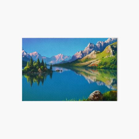 North America Landscape Art Board Print