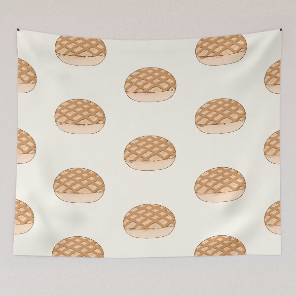 Item preview, Cute melon bread drawing sticker designed and sold by DozyJov.