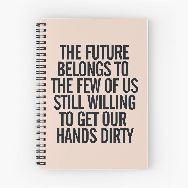 Item preview, Garage banner, Inspirational quote, handwritten typography, future belongs to, get  hands dirty, motivational, man cave designed and sold by Spallutos.