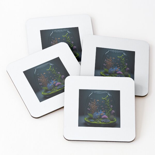 Item preview, Tropical fish coral terrarium designed and sold by WhimsyFinds.