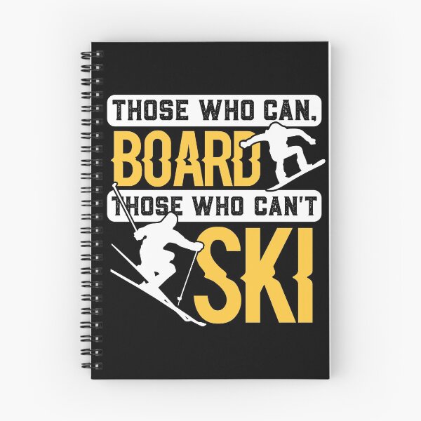 Item preview, Those Who Can Board Who Can't Ski Shirt Winter Gear in Orange designed and sold by DynamicDesign.