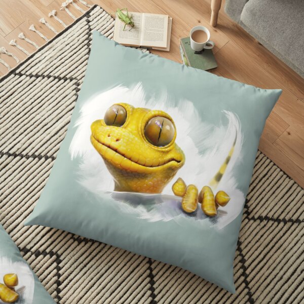 Gecko Floor Pillow