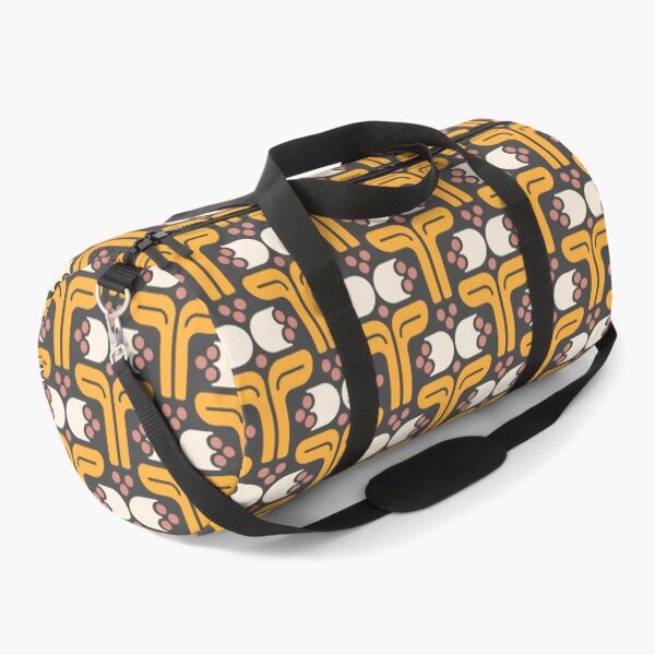 Item preview, KF 0034 G - Retro Vintage Flowers Minimalist 70s Modern Geometric Floral Pattern designed and sold by KhakiFinch.