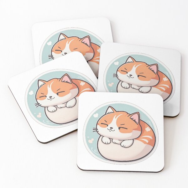 Item preview, Cute cat sleep on fluffy pilow designed and sold by FFixation.