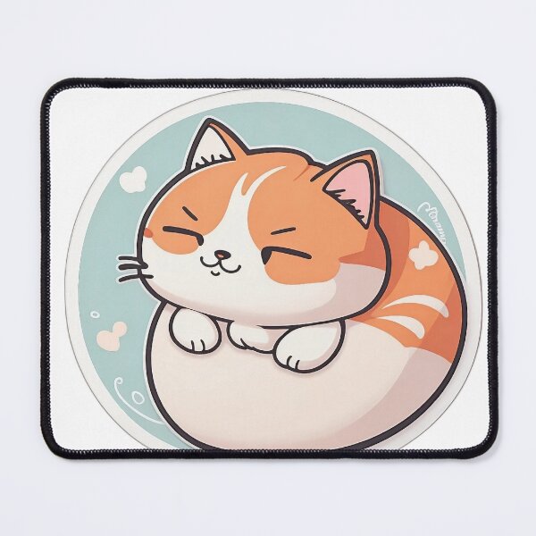 Item preview, Cute cat sleep on fluffy pilow designed and sold by FFixation.