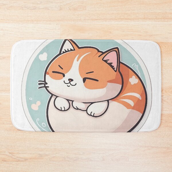 Item preview, Cute cat sleep on fluffy pilow designed and sold by FFixation.