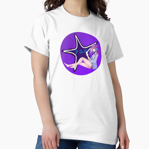Ayame Jams With AVR Logo (Colored Pencil Style) Classic T-Shirt