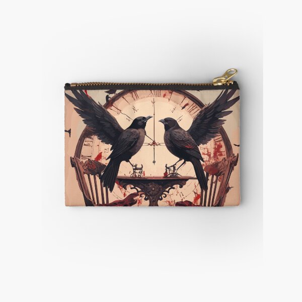 Item preview, Mystical Gothic Birds and Blood-Dripping Clock Art: Unique Designs for Every Occult Enthusiast designed and sold by AFUNARTZ.