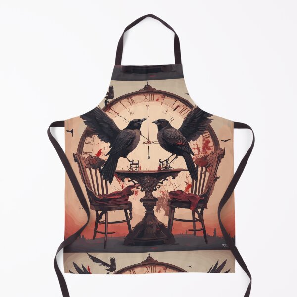 Item preview, Mystical Gothic Birds and Blood-Dripping Clock Art: Unique Designs for Every Occult Enthusiast designed and sold by AFUNARTZ.