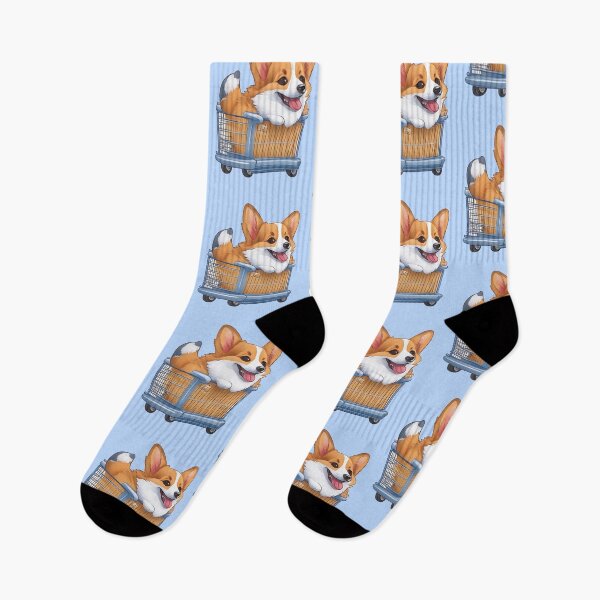 Item preview, Corgi Dog in Shopping Cart designed and sold by BiimAnimal.