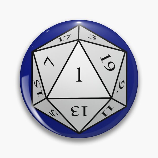 Item preview, D20 Natural 1 designed and sold by 1WithAdvantage.