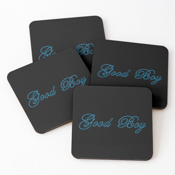 Item preview, Good Boy - Cyan on Black designed and sold by TeaseMePleaseMe.