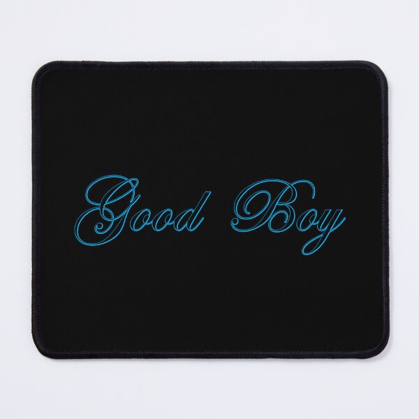 Item preview, Good Boy - Cyan on Black designed and sold by TeaseMePleaseMe.