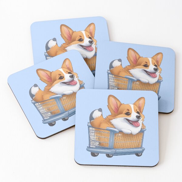 Item preview, Corgi Dog in Shopping Cart designed and sold by BiimAnimal.