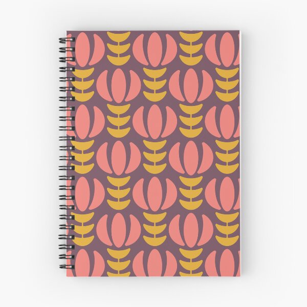 Item preview, KF 0035 F - Retro Vintage Flowers Minimalist 70s Modern Geometric Floral Pattern designed and sold by KhakiFinch.