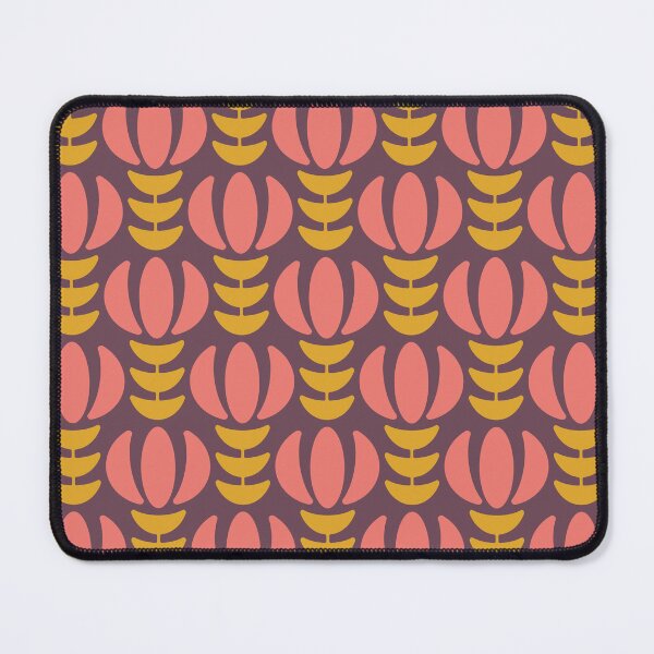 Item preview, KF 0035 F - Retro Vintage Flowers Minimalist 70s Modern Geometric Floral Pattern designed and sold by KhakiFinch.