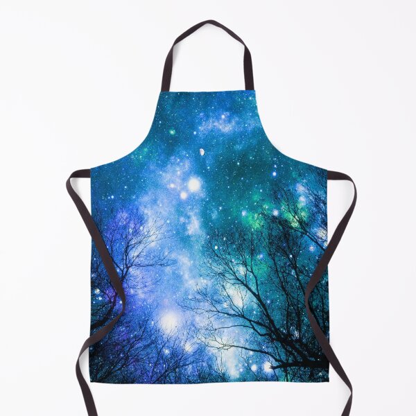 Item preview, Black Trees Blue Teal Space designed and sold by 2sweetsDesign.