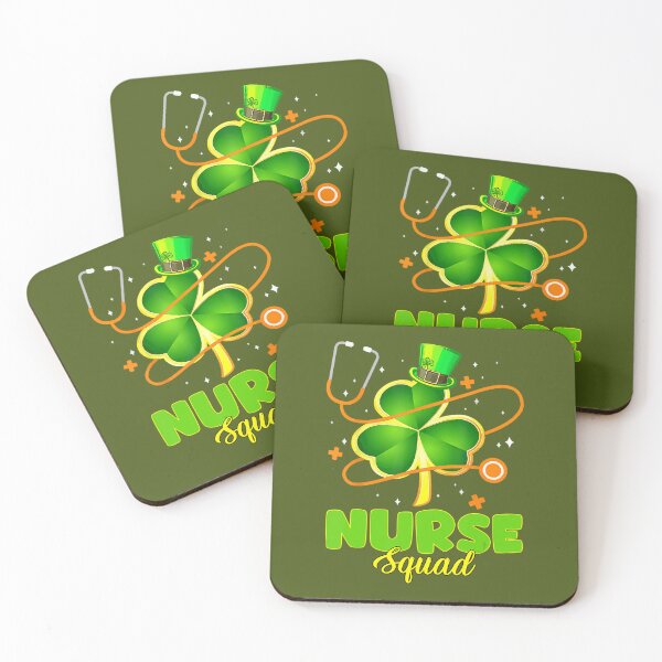 Item preview, Funny Stethoscope Shamrock Nurse Squad St Patrick Day 	 		 designed and sold by ayvypauu48.