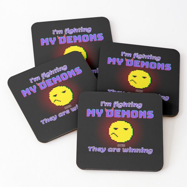 Item preview, i'm fighting my demons and they are winning designed and sold by fattim3.