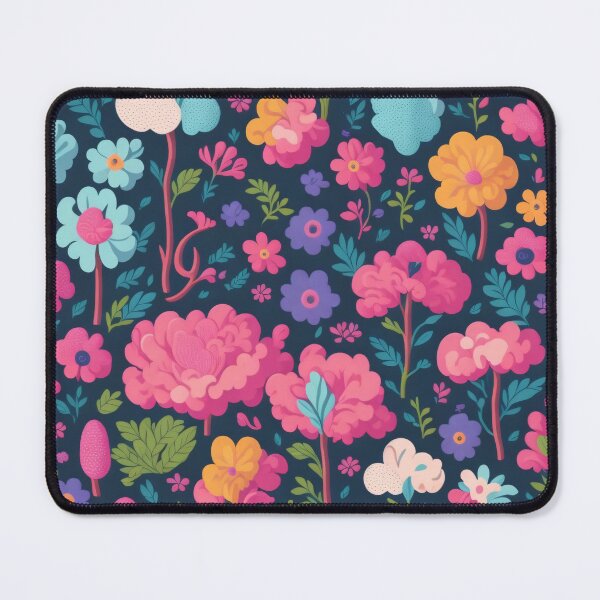 Item preview, Rainbow Cotton-Themed Floral Patterns: Seamless Flowers and Trees designed and sold by cocomikozza.