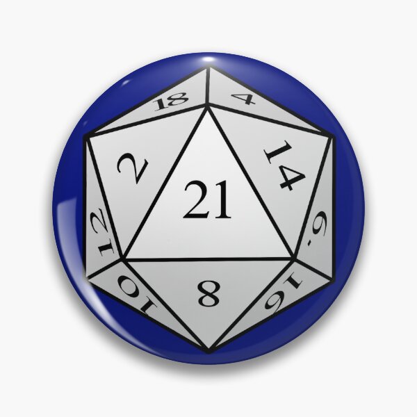 Item preview, D20 Natural 21 designed and sold by 1WithAdvantage.