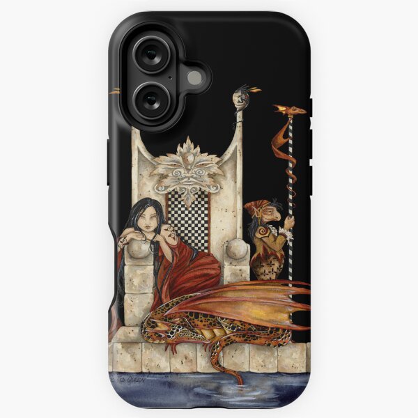 Red Queen on Throne iPhone Tough Case