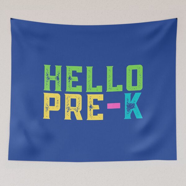 Item preview, Hello Pre-K Back To School 	 Teacher Student 	 	 designed and sold by dlqasxpjfbu12.