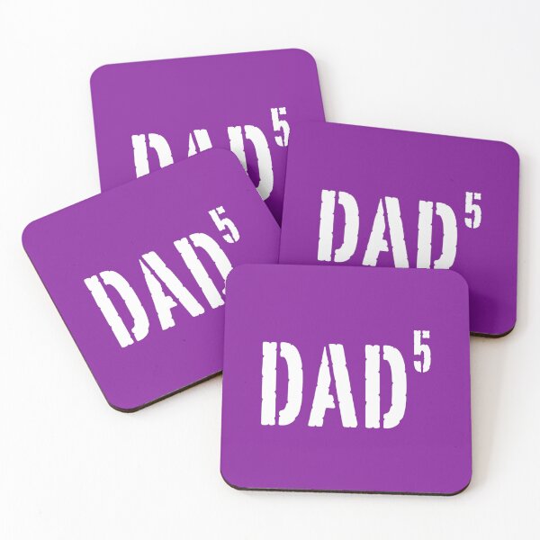 Item preview, Dad To The Fifth Power 	 Father Of Five Kids Children	 designed and sold by ongjutgbgj53.