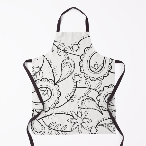 Item preview, Black line paisley designed and sold by zed1967.