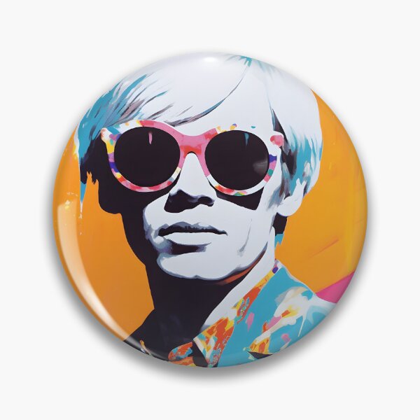 Aperçu de l'œuvre Bonjour l'été : un gentleman cool inspiré du pop art vintage avec des lunettes de soleil embrassant les vibrations de l'été créée et vendue par Evelyn Carter.