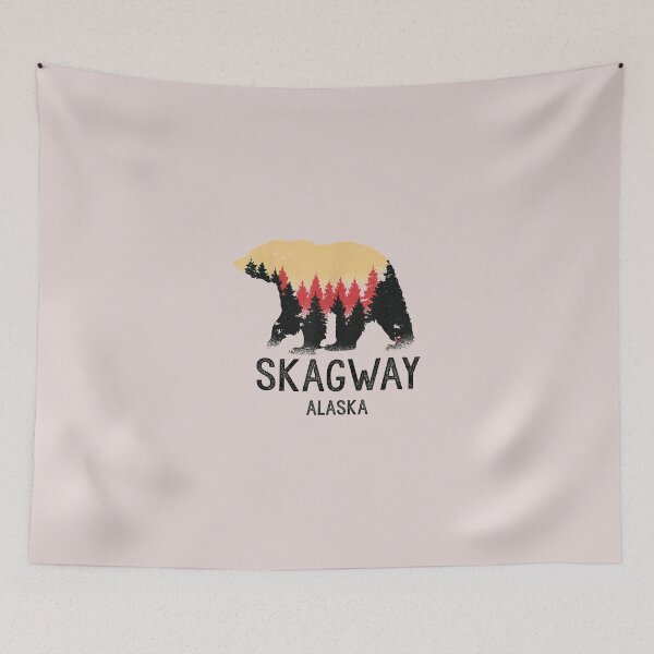 Item preview, Skagway Alaska Vintage Grizzly Bear Nature Souvenir Gift  designed and sold by PaulDCepeda.