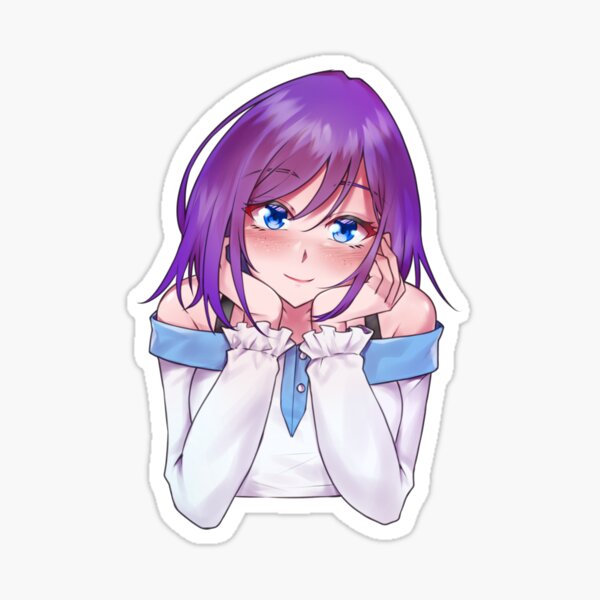 Ayame's Blush Can Kill Sticker