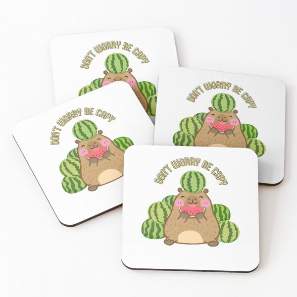Item preview, Don't Worry Be Capy designed and sold by SpeakInk.