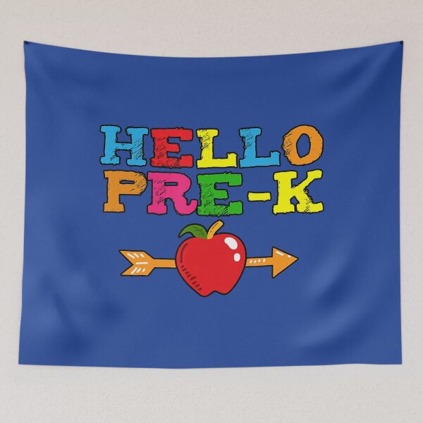 Item preview, Hello Pre-K Back To School Students and Teachers 	 	 designed and sold by dlqasxpjfbu12.