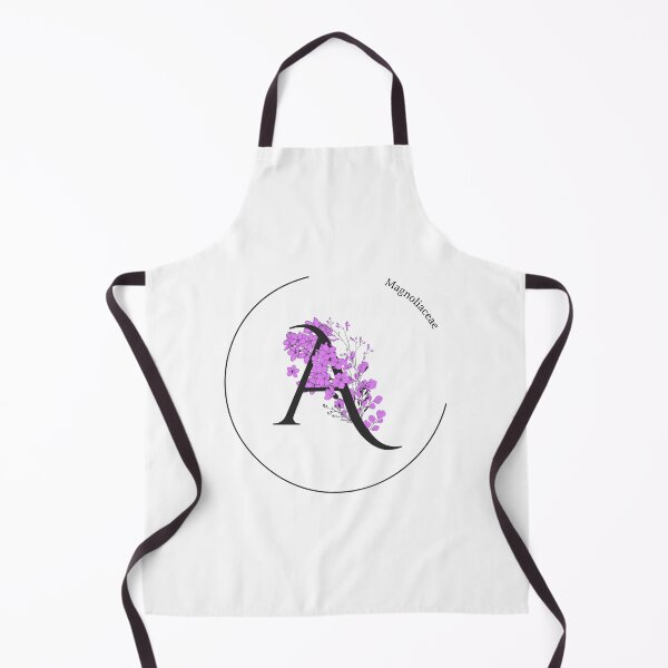 Item preview, Letter A Pink Flowered Magnolia Art Logo designed and sold by 67prints.