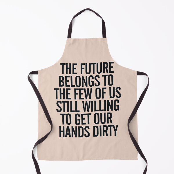 Item preview, Garage banner, Inspirational quote, handwritten typography, future belongs to, get hands dirty, motivational, man cave designed and sold by Spallutos.